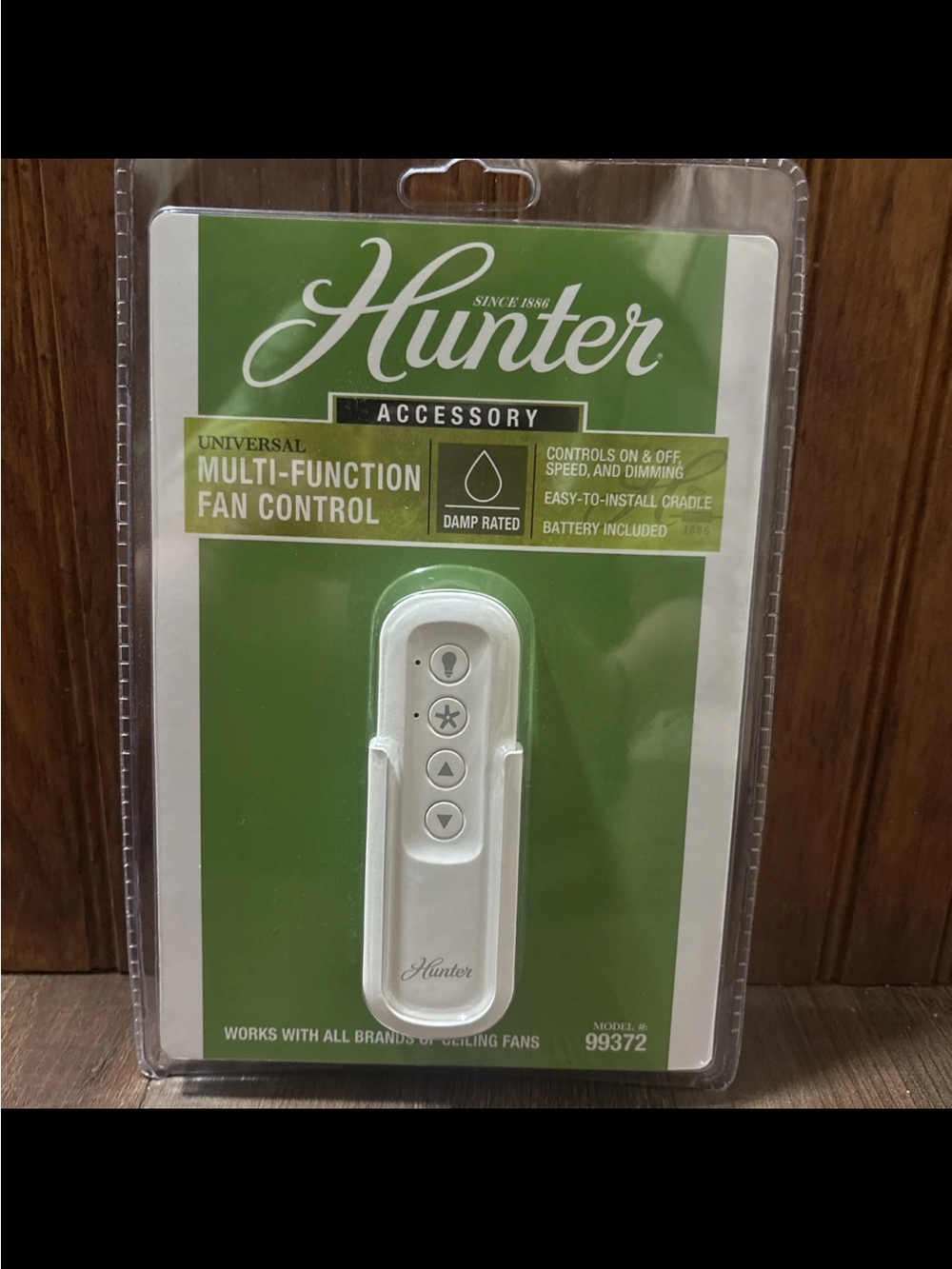 Hunter White Multi-Function Fan Remote Control